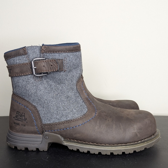 Caterpillar CAT Women's Jace Steel Toe ASTM‎ F2413-18 Work Boots Size 8.5 - Picture 1 of 9